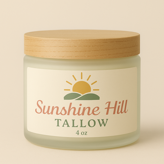4 oz Sunshine Hill Tallow - Pure, simple healing.